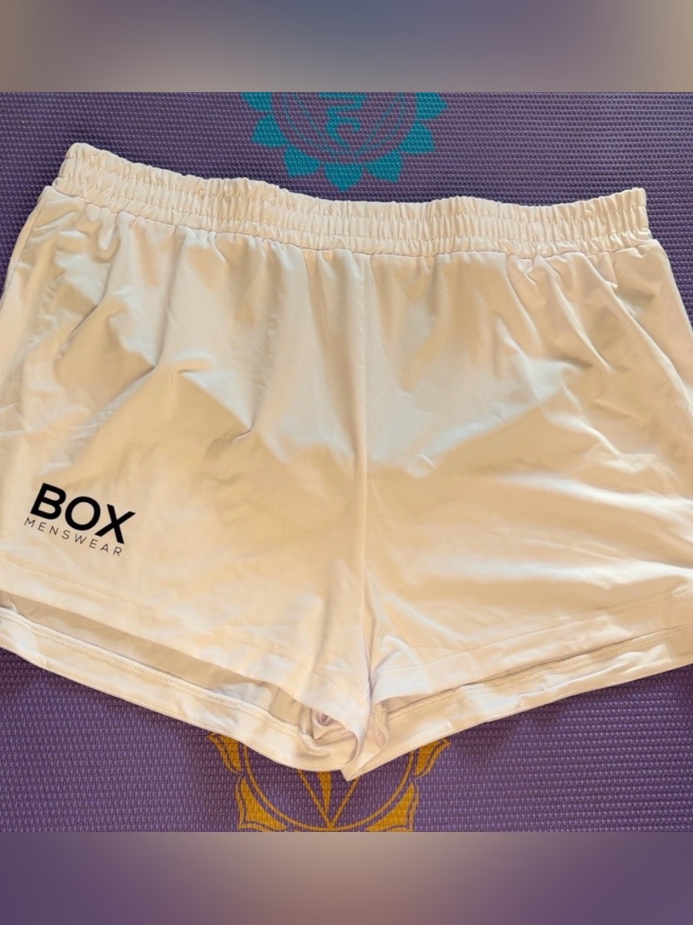 White Athletic Shorts with Built in Jock